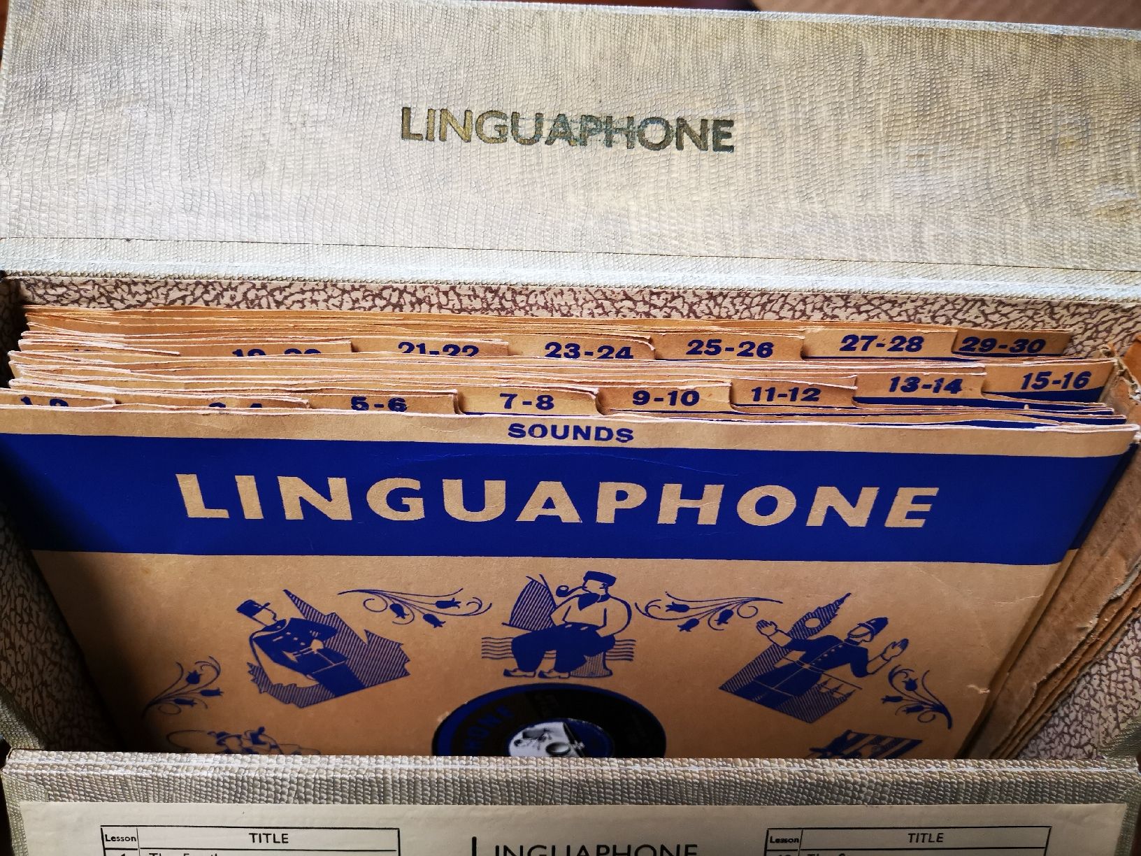 Dischi in vinile: Linguaphone Sprachkurse Schellack Svenska - Englisch – Usato da Diessbach b. Büren venduto da eicrog