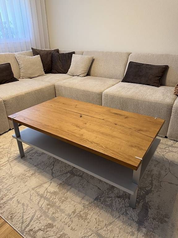 Tables: Salontisch Eiche massiv – D'occasion à Kriens par a.df