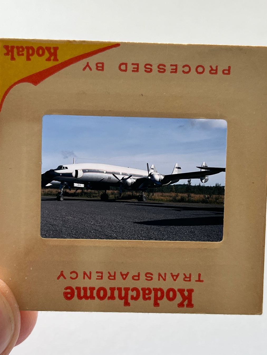 Foto & Immagini: Dia Flying Tigers Lockheed L-1049 Super Constellation N6924C – Usato da Winterthur venduto da rotkur 2