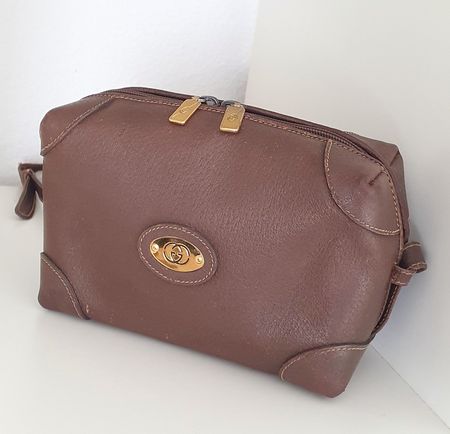 Gucci Vintage Umhängetasche  Dunkelbraun (Chocolate)