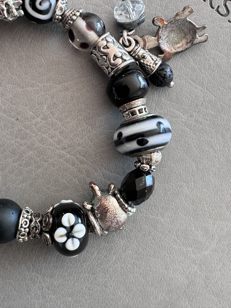 Bracciali & Braccialetti: Armband Kette Charms Elastisch Bracelet – Usato da Goldach venduto da Messerguru 3