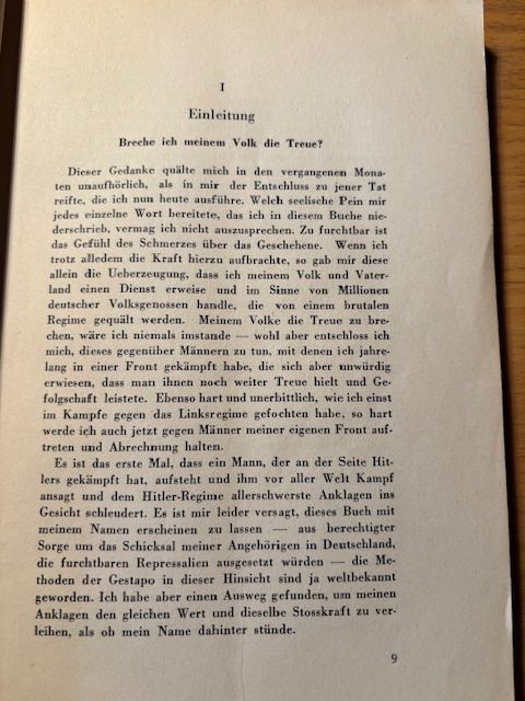 Libri: Walter Korodi: "Ich kann nicht schweigen", 1936 – Usato da Seon venduto da retep012 4