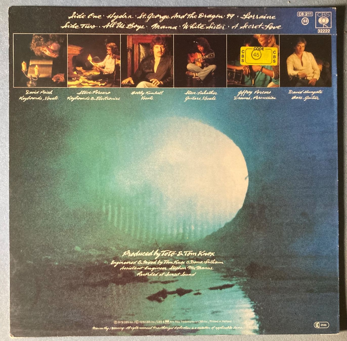 Dischi in vinile: TOTO - HYDRA – Usato da Poliez-Pittet venduto da Newtown-Records 1