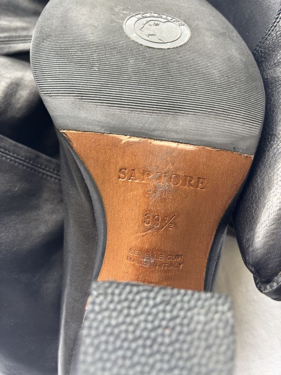 Jil Sander Scarpe da donna: Jil Sander Leder High Knee Stiefel – Usato da Zürich venduto da rit_y22r 4