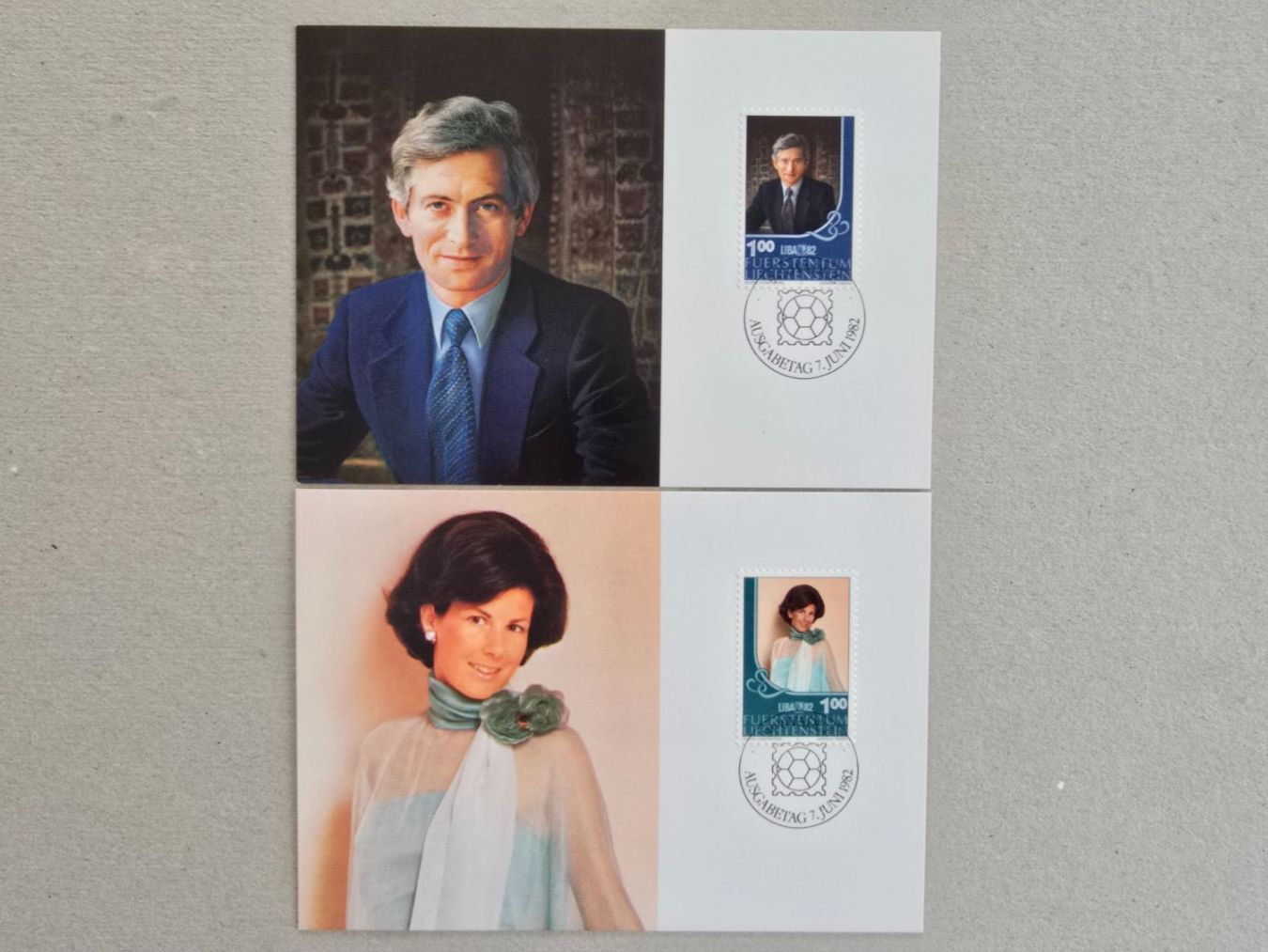 Tutti i francobolli: 27 FDC Liechtenstein, und einige philatelistische Objekte – Usato da Schwyz venduto da Danyclau 9