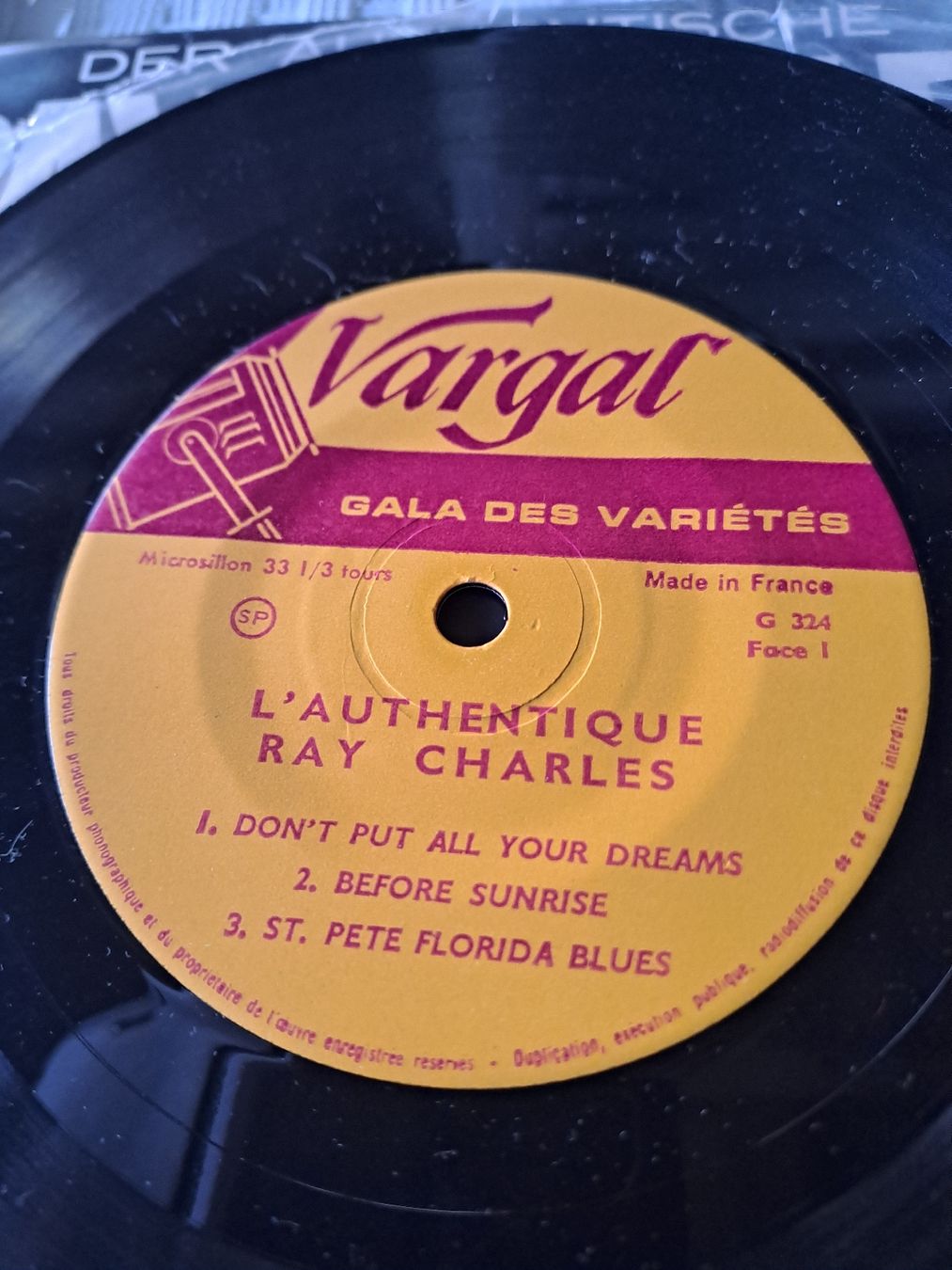 Dischi in vinile: EP-Single  RAY CHARLES "Der Authentische Ray .. ."  Vargal – Usato da Uetendorf venduto da Essiggurken 2
