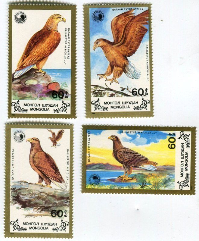 Tous les timbres: Briefmarken "Seeadler". Mongolei – Neuf avec emballage d'origine à Basel par Butsch5