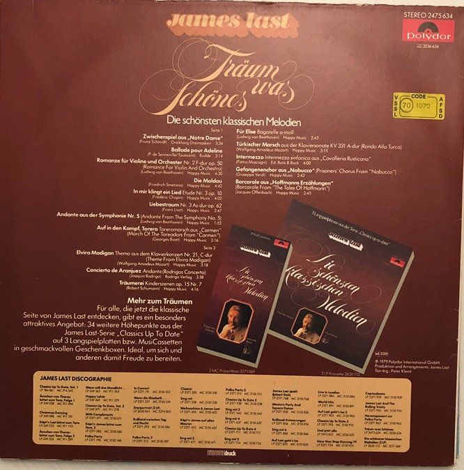 Schallplatten: 6x LPs James Last – Gebraucht aus Grüningen von azulgrisvinyl 3