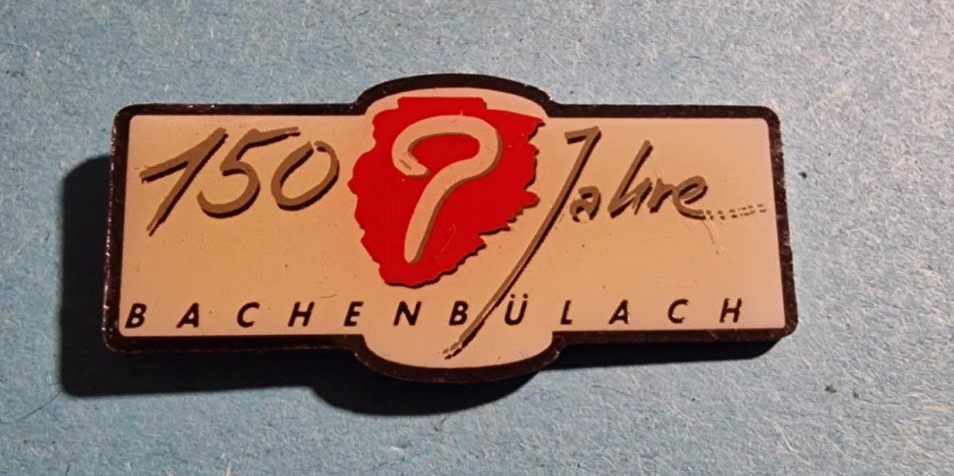 Placchette & Badge: Pin 150 Jahre Bachenbüchach – Usato da Härkingen venduto da specialshapes