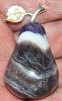 Deko Heilstein C-602 – Birne – Amethyst – 30x50mm