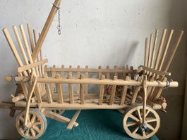 Holz Handwagen Modell ungebraucht neuwertig