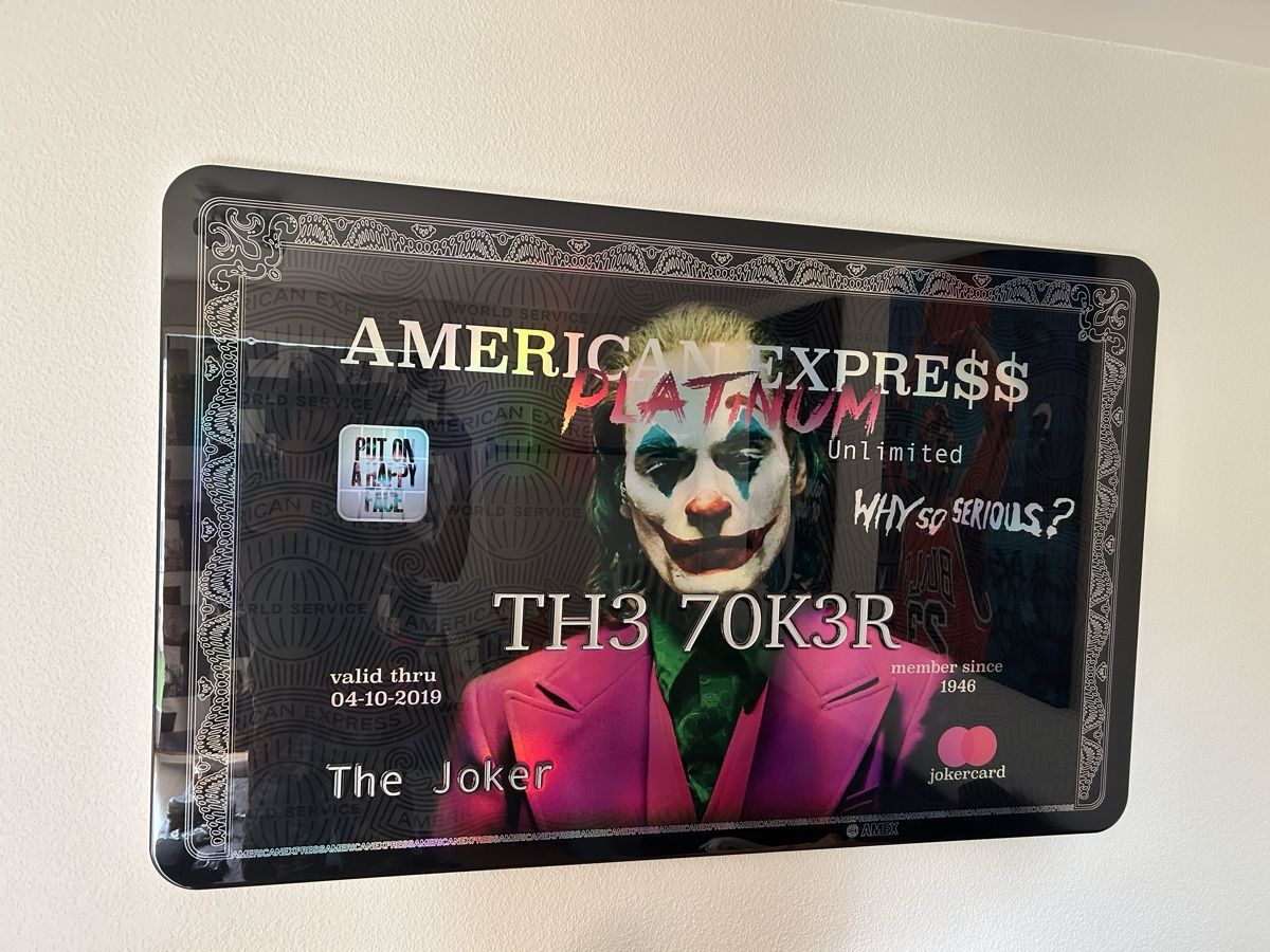 Gemälde: The Joker - Van Apple Art – Neu und originalverpackt aus boudry von jul_sv92 2