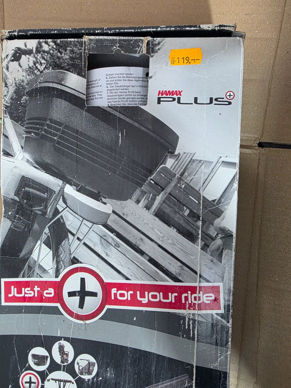 Pezzi di ricambio: Fahrrad Gepäckträger Hamax Plus – Usato da Buchs SG venduto da MATGEOMAR 2