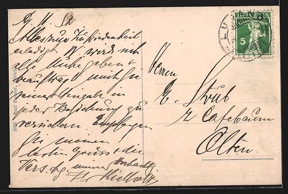 Cartoline postali: AK Lugano, Paradiso – Usato da Berlin venduto da bartko-reher 1