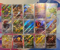 Pokémon Art Rare Karten Set – 15 Karten – Top Zustand