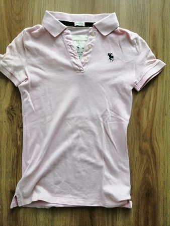Poloshirt Abercrombie & Fitch XS rosa