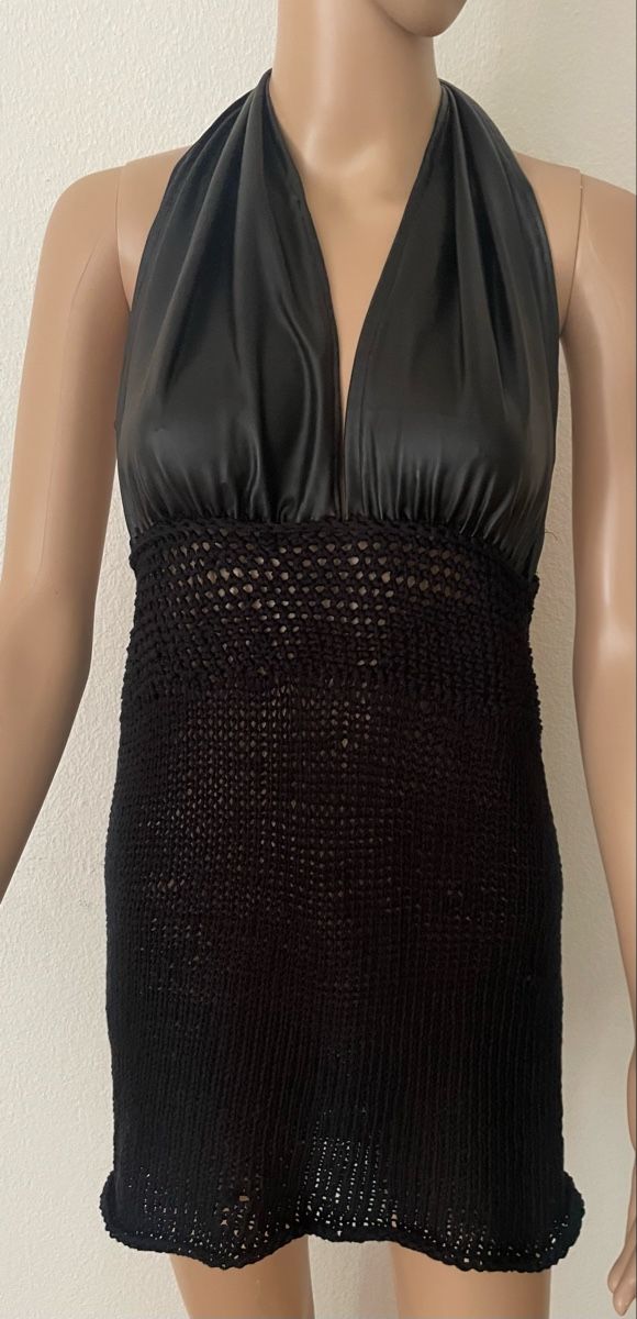 Vestiti: Kleid Netzoptik Halter neck schwarz Grösse S – Nuovo e nell'imballaggio originale da Au ZH venduto da Jaggy4 2