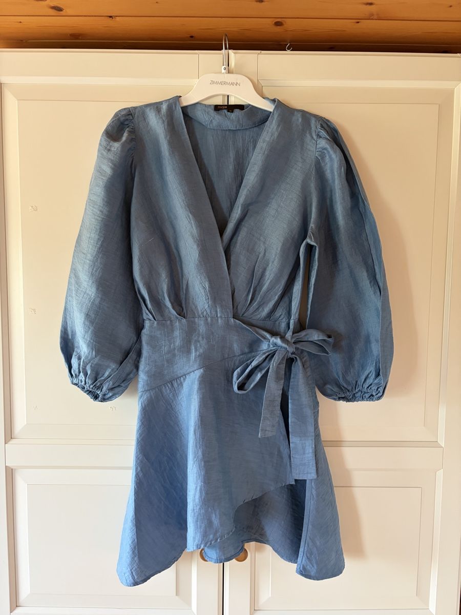 Maje Robes: Maje Linen Blue Dress – D'occasion à St.Josefen par lop_lh8d 7
