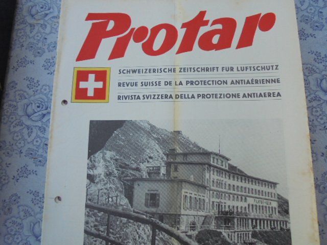 Riviste & Magazine: Militär Schweiz Protar Schweizer Zeitschrift1945 Luftschutz – Usato da Basel venduto da Gurit76