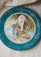 Assiette Limoges Lourdes Apparition Vierge Marie, vintage
