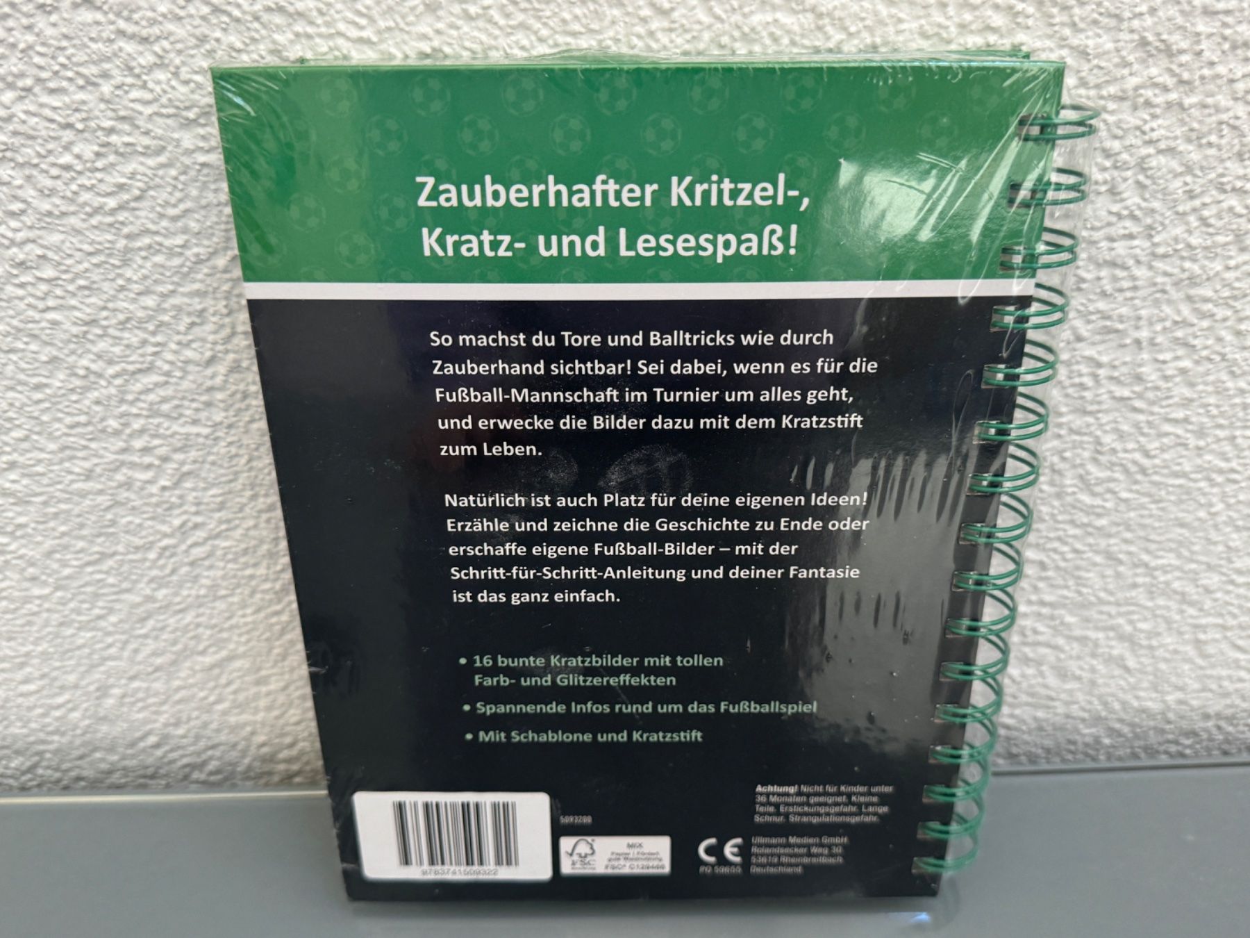 Libri: Neu** Fussball Kratzbuch – Nuovo e nell'imballaggio originale da Zürich venduto da sar_8cpg 1