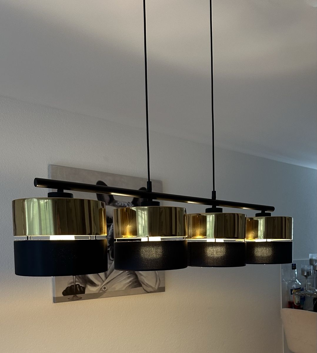 Lampadari & plafoniere: Lampe - Pendelleuchte/Hängeleuchte vierflammig – Usato da Hinwil venduto da Diliborina9598 1
