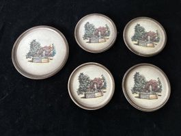 Flaschen und Glasuntersätze. Ziegler Schaffhausen 4-5