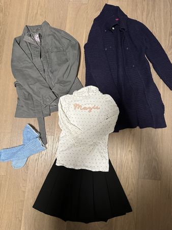 Mädchen Kleiderpaket Gr. 122, Frühling/Herbst