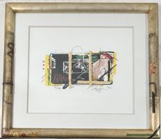 Rolf Knie - Litho Nr. 42/100, individueller Rahmen, signiert
