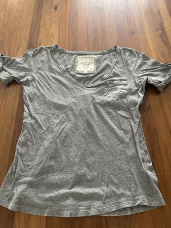 Damen T-Shirt Abercrombie & Fitch grau Grösse L