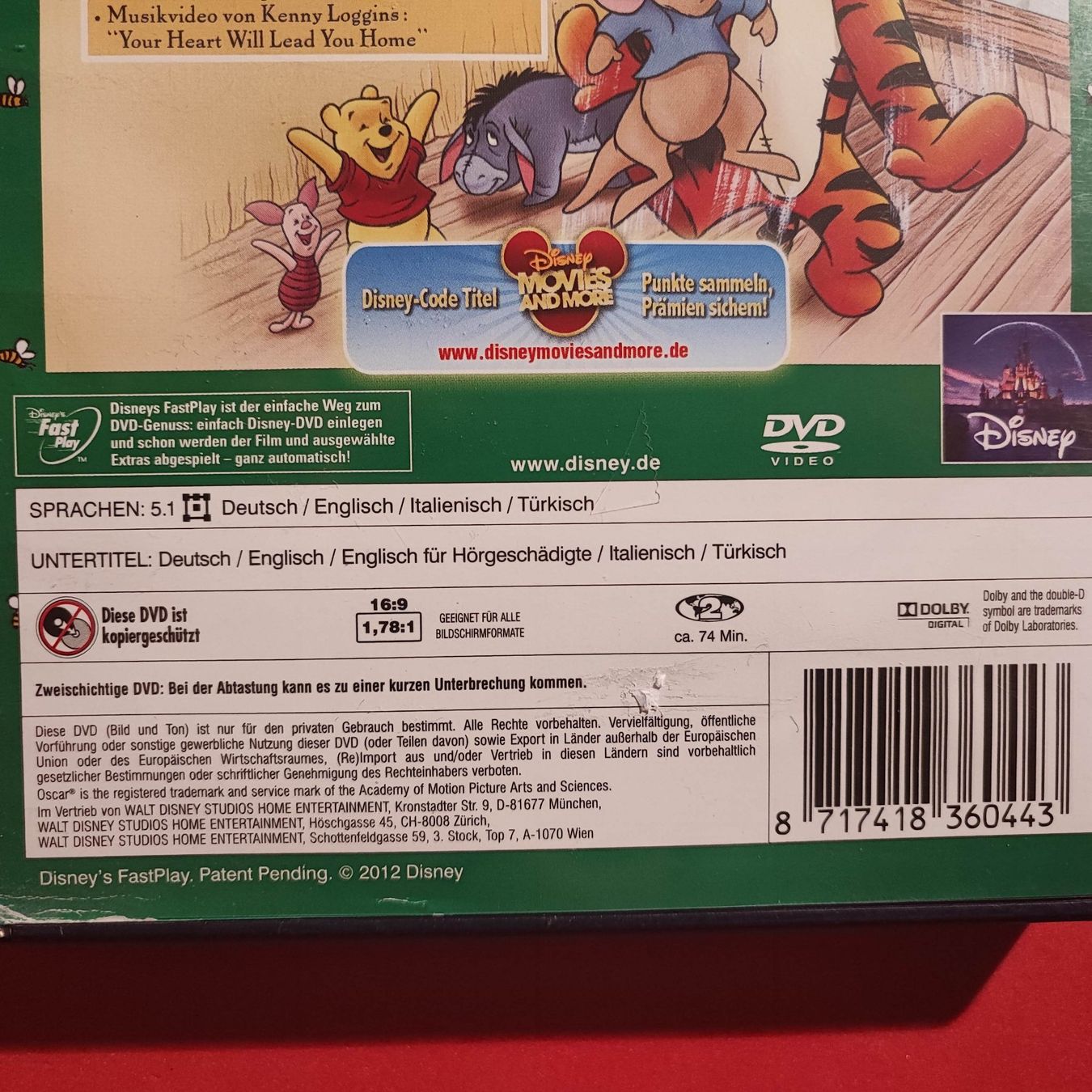 Tutti i DVDs: Tiggers großes Abenteuer - (Special Edition) – Usato da Dübendorf venduto da kb86_MOVIE 2