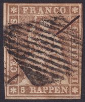 22B, Tintenstriche + Raute Doppelentwertung SEEBERG, Befund