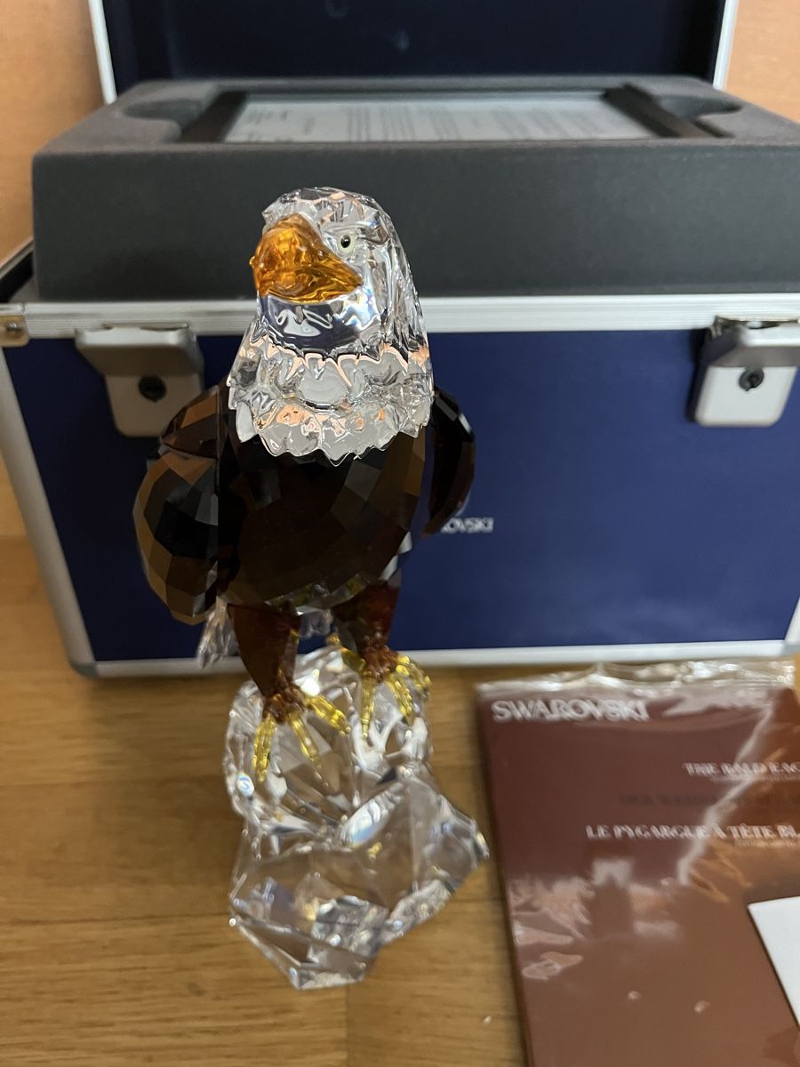 Swarovski Statuette: Bald Eagle Swarovski Figur Limited Edition 2011 – Nuovo e nell'imballaggio originale da Allenwinden venduto da Lb3 3