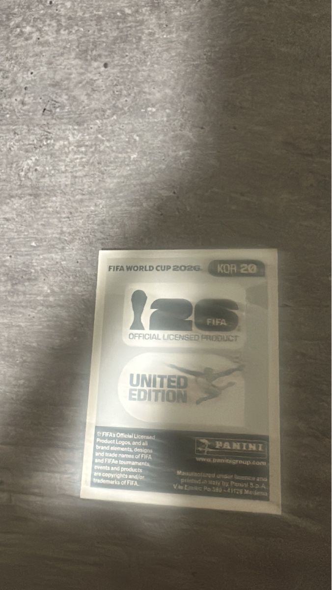 Panini Sammelbilder & Trading cards: KOR 20 , FIFA WORLD CUP 2026 PANINI  – Neu (gemäss Beschreibung) aus Frauenfeld von 1PegPeg1 1