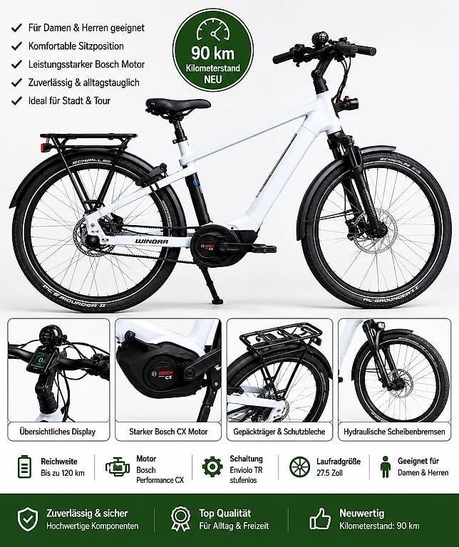 Biciclette: Winora Yakun R5 Pro E-Bike 90km – Usato da Stein AG venduto da MichaAnger