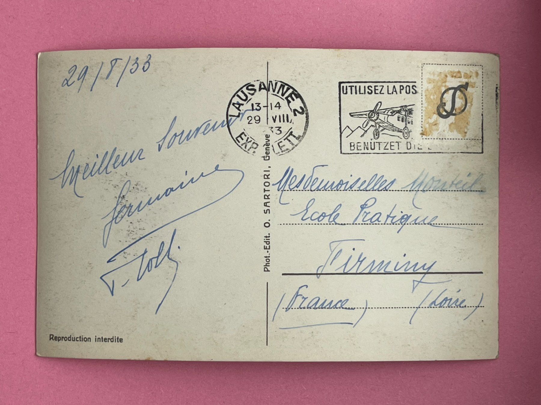 Cartoline postali: Lausanne, vue générale – Usato da Steg VS venduto da danwer74 1