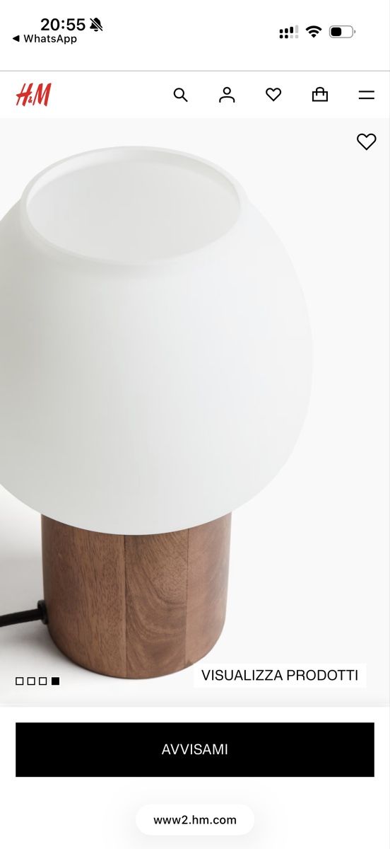 H&M Lampen: Nachttischlampe HM wooden – Gebraucht aus Urdorf von ktu_bqn9 8