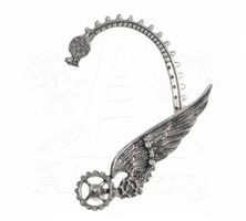 Alchemy: Ohrklammer "Icarus" Steampunk