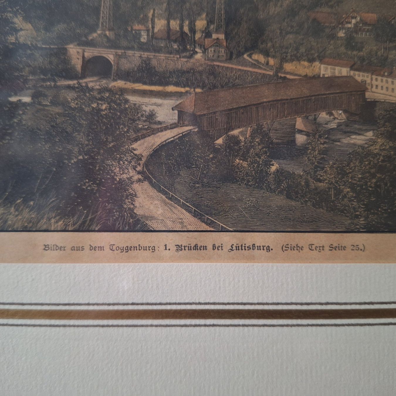 Poster & Bilder: Bild Toggenburg im Goldrahmen – Gebraucht aus Winterthur von Goldpipau 6