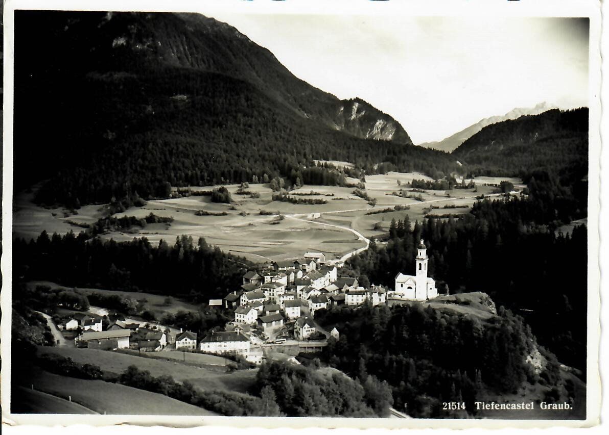 Cartes postales: Tiefencastel – D'occasion à Hochdorf par Ziegel-16