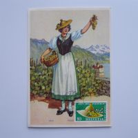 Nr. 321 Maximumkarte, Winzerfest Vevey