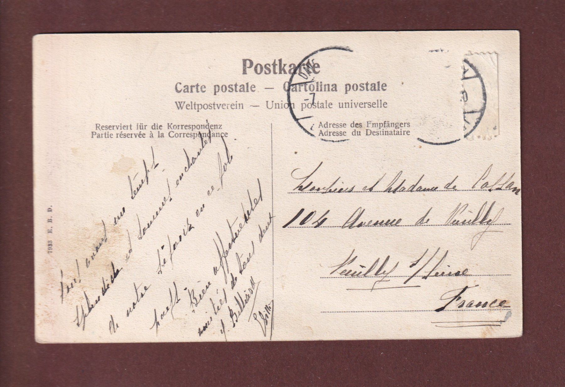 Cartes postales: DAVOS - CLAVADEL – D'occasion à Pully par nicecards 1