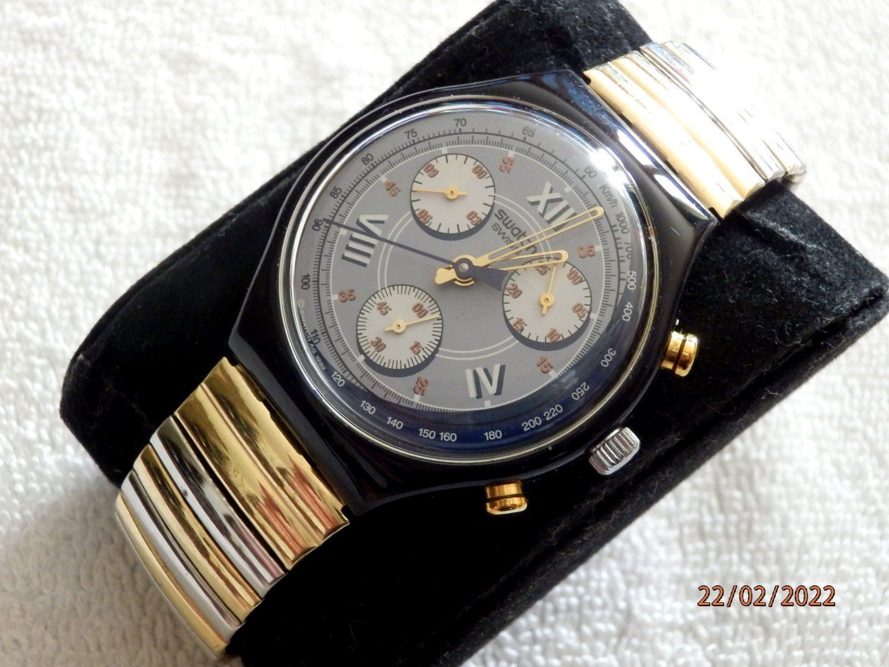 Swatch Orologi: Swatch 1992 Chronograph, Quartz, läuft – Usato da Ueberstorf venduto da dinbau 1