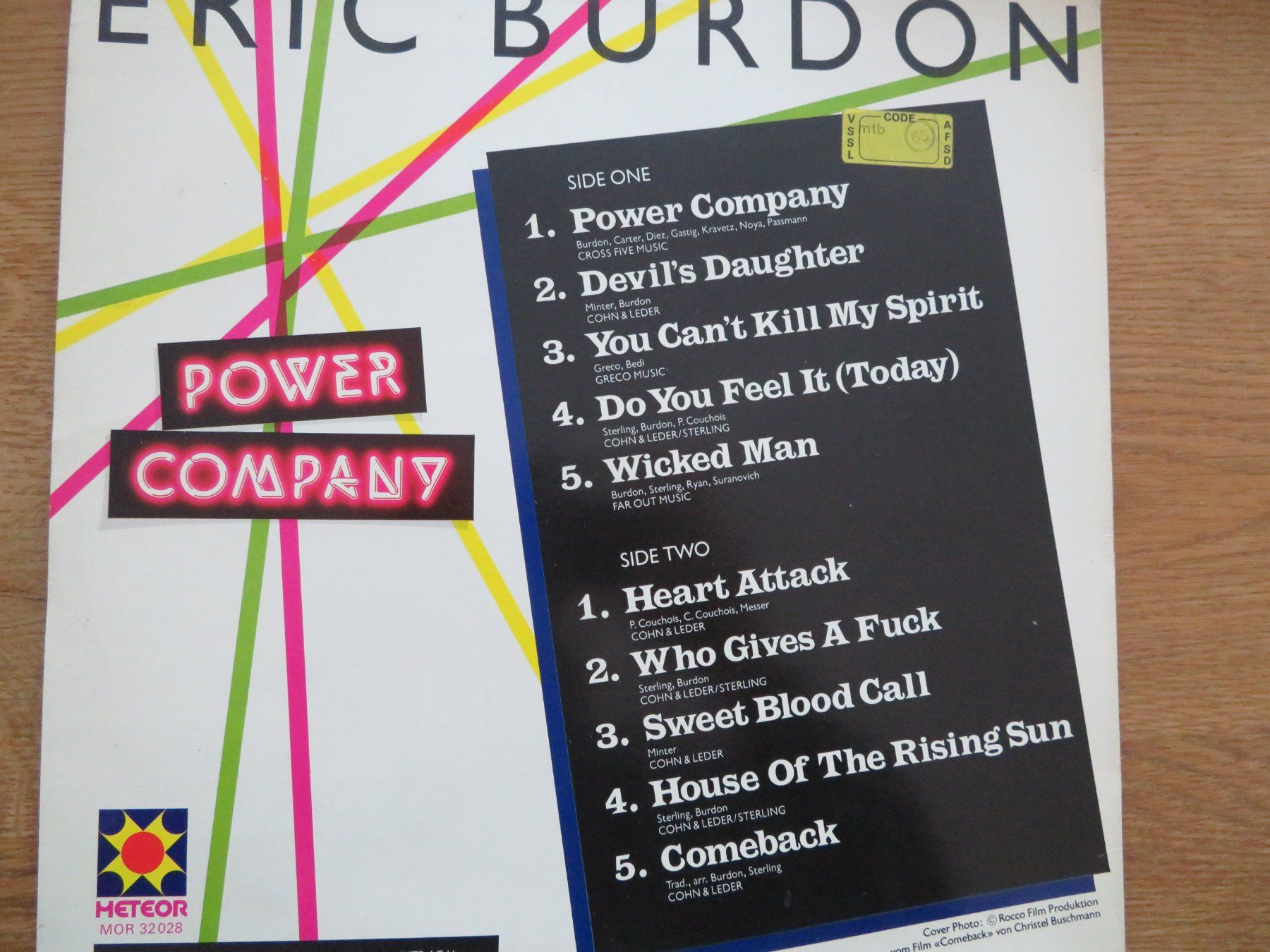 Dischi in vinile: ERIC BURDON POWER COMPANY – Nuovo (secondo la descrizione) da Zürich venduto da max_cp5f 1