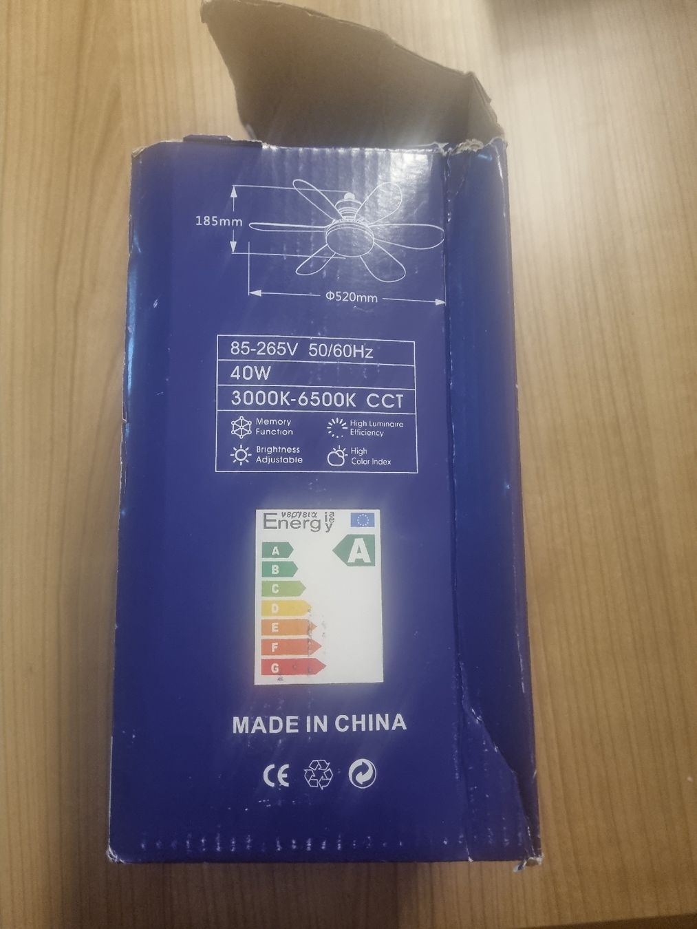 Kronleuchter & Deckenlampen: Neuer Deckenventilator mit Licht, 40W, super leise! – Neu und originalverpackt aus Arbon von Deki22 2