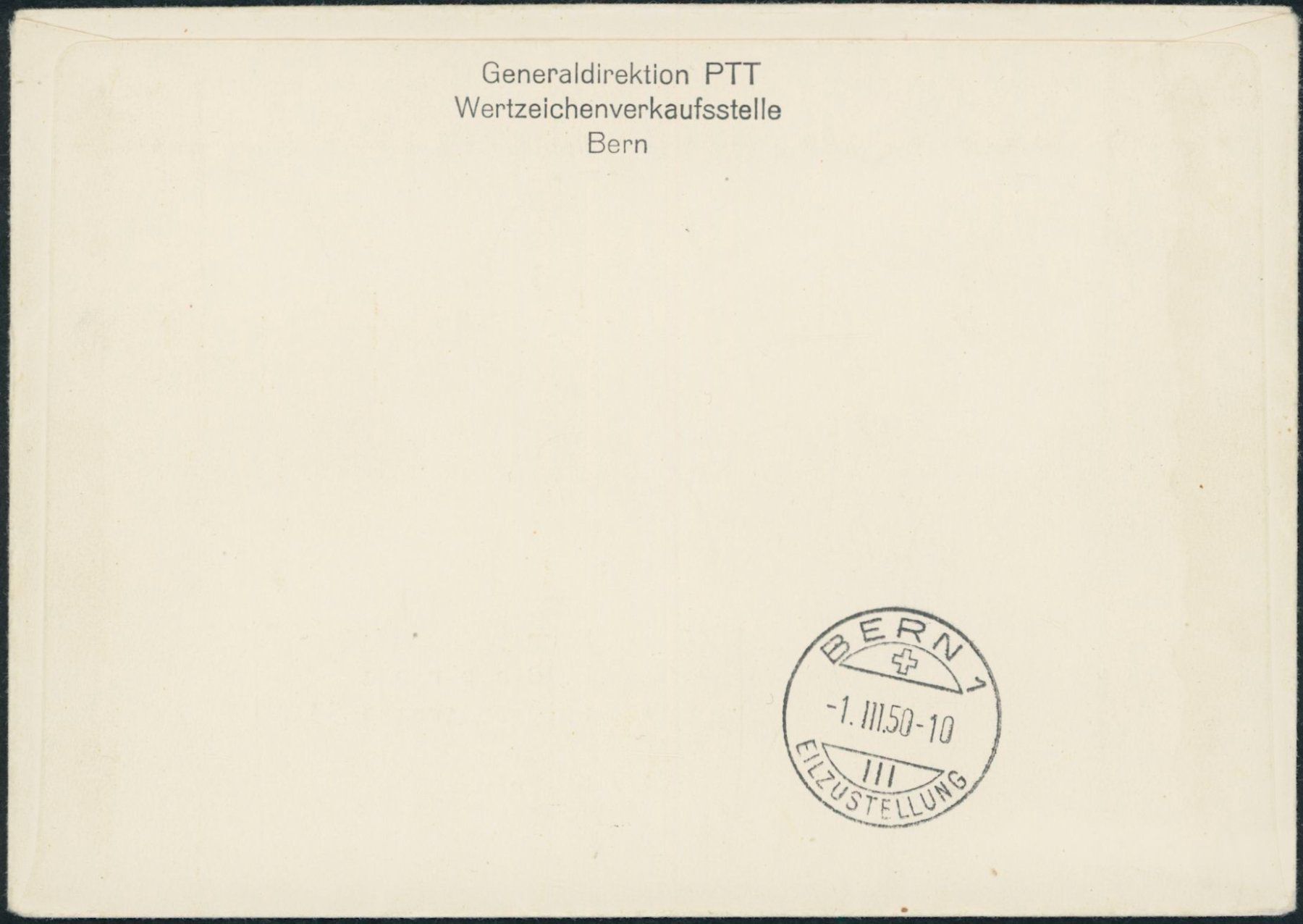 Tutti i francobolli: 1950 - Technik + Landschaft - Combo FDC ET - deutsch · dt – Usato da Schindellegi venduto da leecollect 1