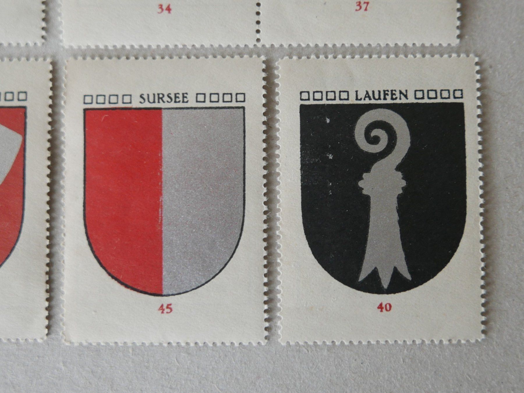 Tutti i francobolli: REKLAMEMARKEN GEMEINDEWAPPEN KAFFEE HAG – Usato da Balgach venduto da Zwischenraum 4