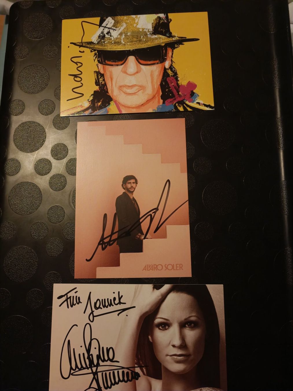 Autografi: Musik -  3x Handsignierte Autogrammkarten - Set – Usato da Menziken venduto da Artographs