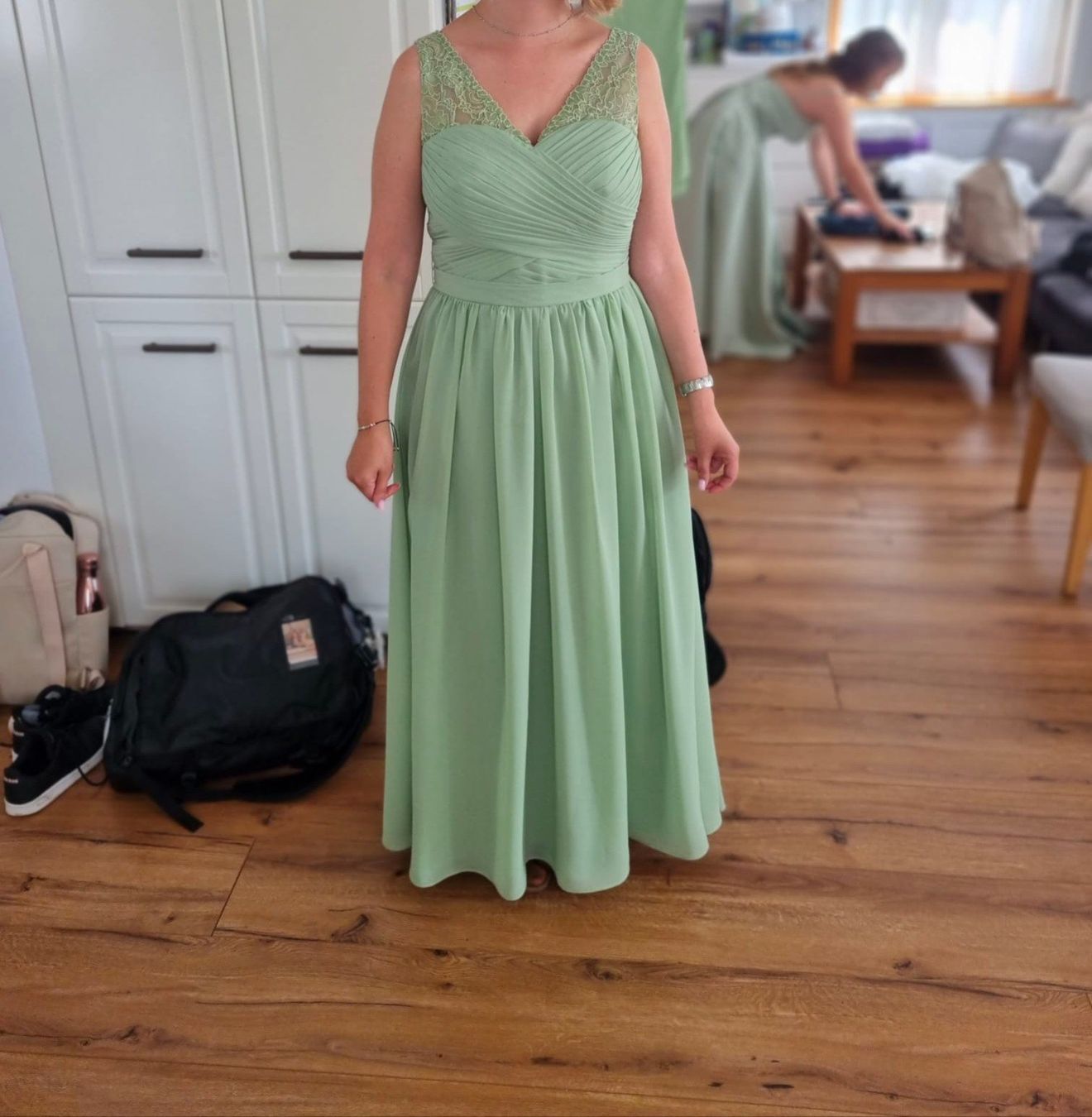 JJ’s House Vestiti: Abendkleid Salbeigrün Grösse 38/40 – Usato da Bellikon venduto da mic_s5gk