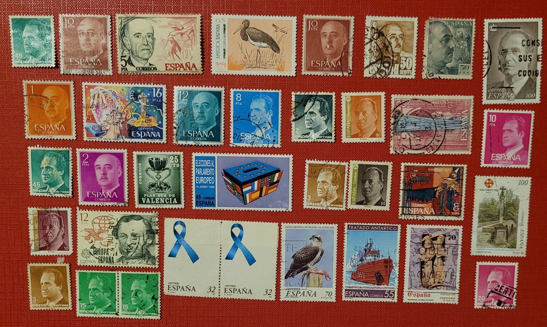 Tutti i francobolli: 35 Briefmarken aus Spanien – Usato da Zürich venduto da Avd